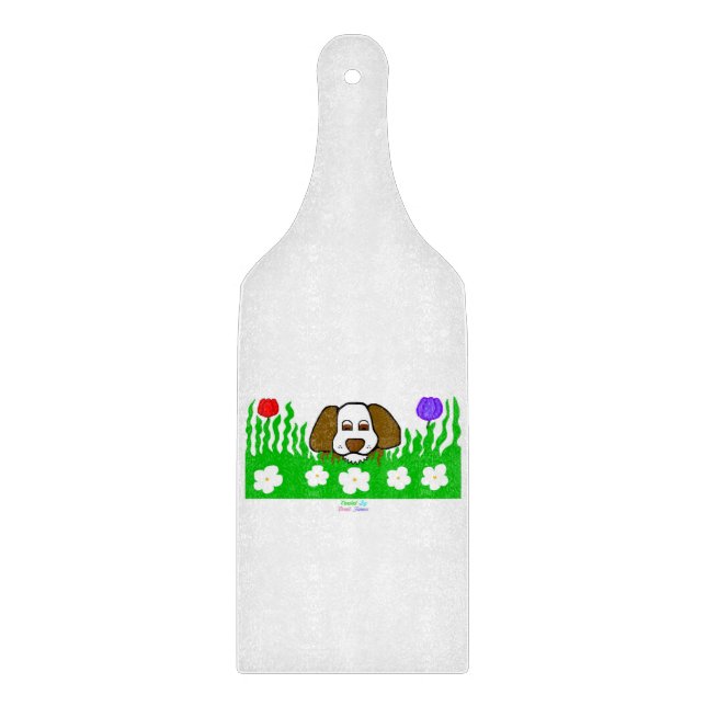 Pup N Play Glas Cutting Board Schneidebrett (Vorderseite)