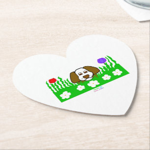 Pup N Play Heart Paper Untersetzer