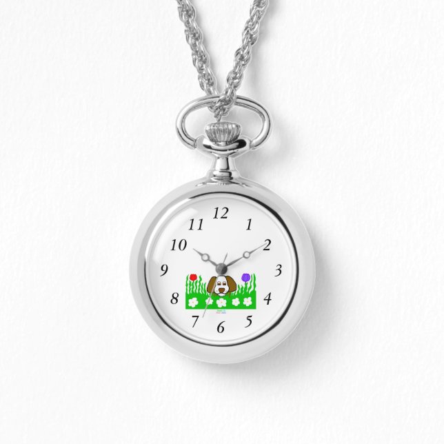 Pup N Play Silver Collier Watch (Recto)
