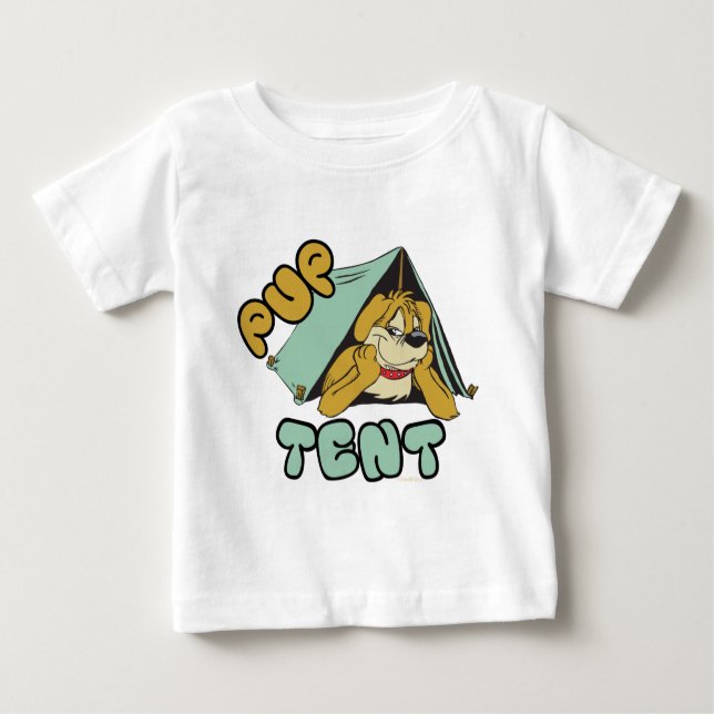 Pup Zent Camping Baby T-shirt (Vorderseite)