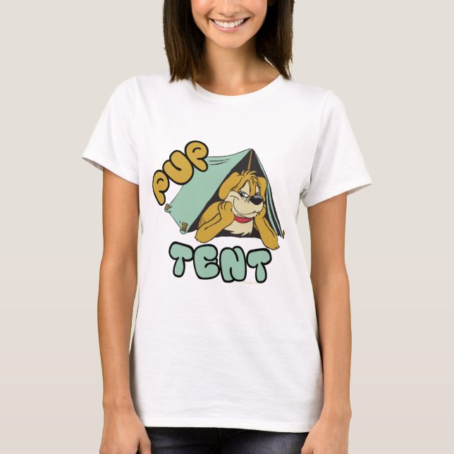 Pup Zent Camping T-Shirt (Vorderseite)