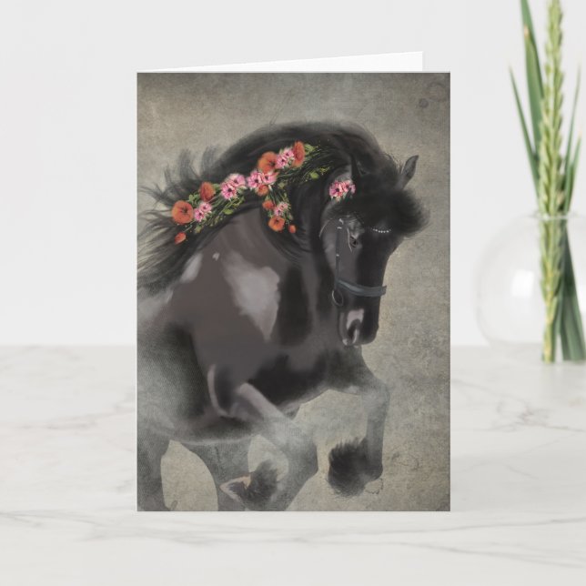 Pupien und die Friesian - Grußkarte Dankeskarte (Vorderseite)