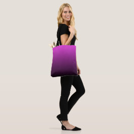 Puple to Black Gradient Ombre Print  Tasche