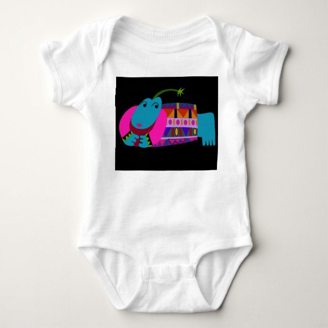 Puppe Baby Strampler (Vorderseite)