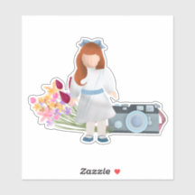 Puppe, Blume, Kamera