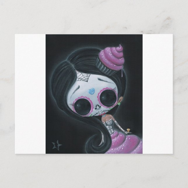Puppe der Toten Postkarte (Vorderseite)