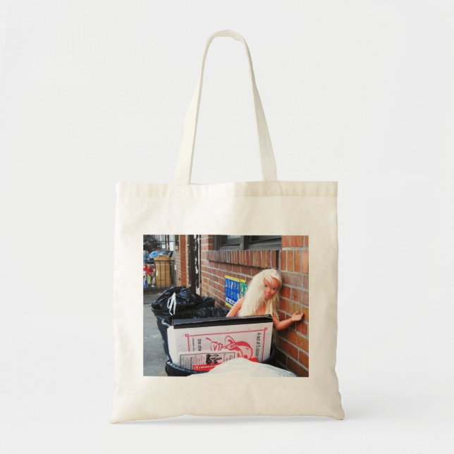 Puppe in der Abfall-Tasche Tragetasche (Vorne)