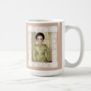 Puppen-Liebhaber haben mehr Spaß-französische Kaffeetasse
