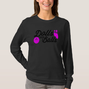 Puppen mit Balls-Angebot für Girls Bowlers T-Shirt