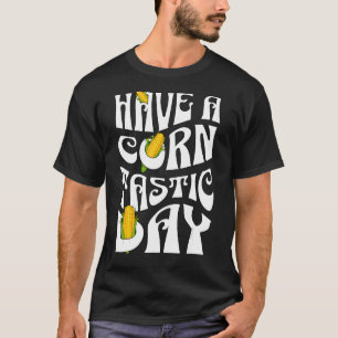 Puppen über Mais haben einen korntastischen Tag Gr T-Shirt