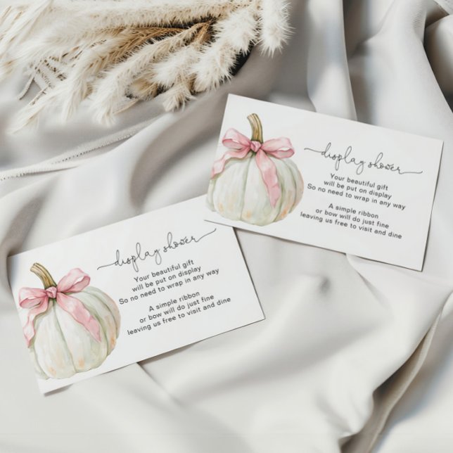 Puppen- und rosa Bow Kinderdusche Begleitkarte (Von Creator hochgeladen)