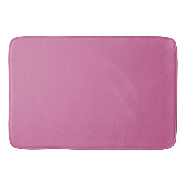 Puppenhaus schlicht rosa, massiv rosa badematte (Vorderseite)
