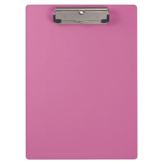 Puppenhaus schlicht rosa, massiv rosa klemmbrett (Vorderseite)