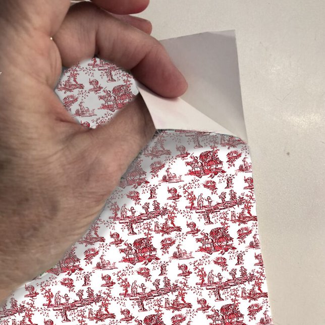 Puppenhaus Wallpaper in kleinem Maßstab Aufkleber (Von Creator hochgeladen)