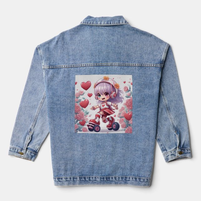 Puppenherz Jeansjacke (Rückseite)