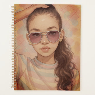 Puppenillustration Kleiner Planer Mode-Editorial