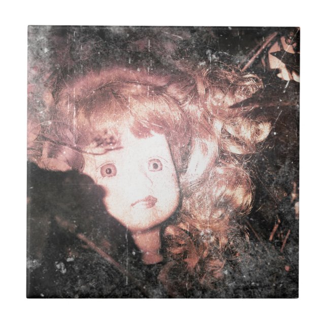 Puppenkopf Fliese (Vorderseite)