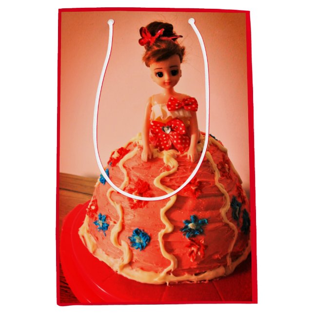 Puppenkuchen Mittlere Geschenktüte (Vorderseite)