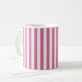 Puppenstrahl | rosa Streifen Kaffeetasse