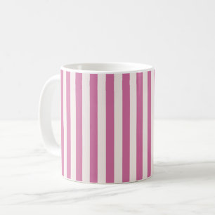Puppenstrahl   rosa Streifen Kaffeetasse