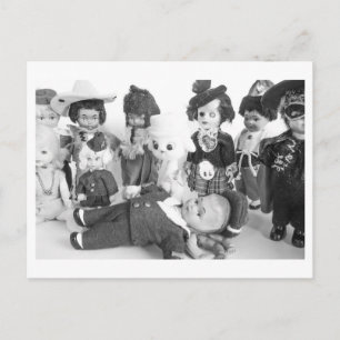 Puppentporträt - Freunde Postkarte
