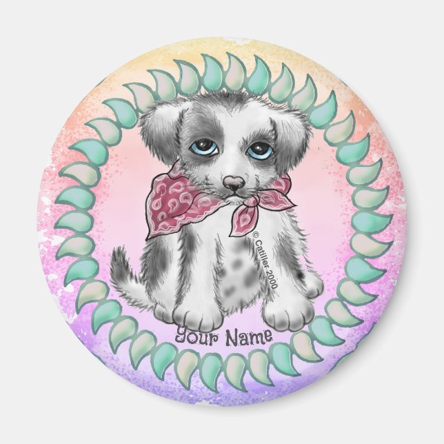 Pupper Dog Magnet (Vorne)