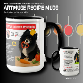 PUPPER PEPPER POPPERS Dog treats  Art Muse Recipe  Tasse