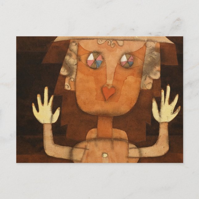 Puppet by Paul Klee Postkarte (Vorderseite)