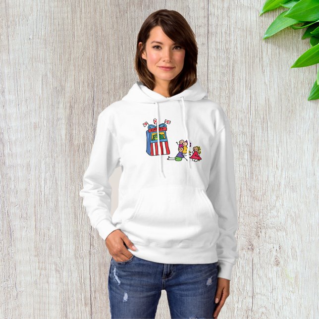 Puppet Show Womens Hoodie (Von Creator hochgeladen)