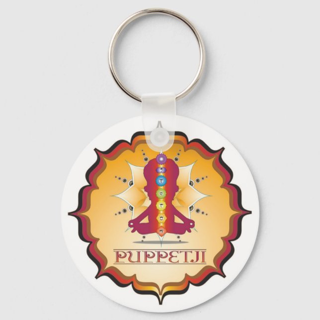 Puppetji-Schlüsselstelle Schlüsselanhänger (Vorderseite)