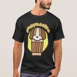 Puppuccino Welpe und Cappuccino Kaffee T-Shirt
