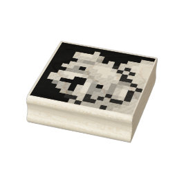 Puppy begging pixelart, stempel, Pixel Art  Gummistempel