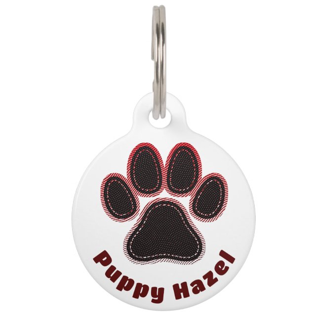 Puppy birth medal haustiermarke (Vorderseite)