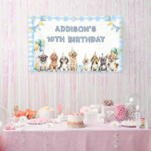 Puppy Calling All Pawty Animals Birthday