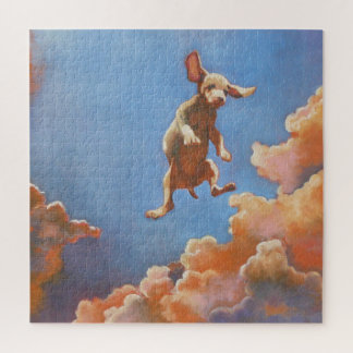 Puppy Cloudscape Jigsaw Puzzle