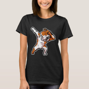 Puppy Dab Dance Dog Dabbing English Bulldog T-Shirt