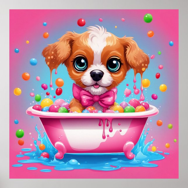 Puppy-Design behalten oder ein eigenes Poster zu e (Vorne)