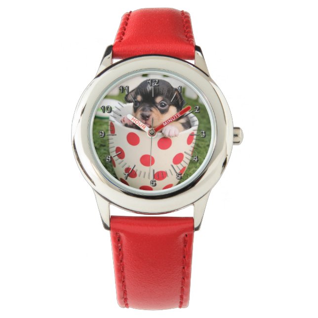 Puppy Dog Armbanduhr (Vorderseite)