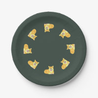 Puppy Dog Corgi Birthday Pawty Party Paper Teller