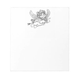 Puppy Dog Cupid Angel  Notizblock