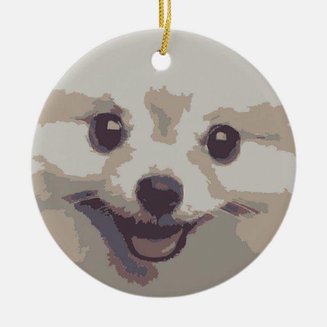 PUPPY DOG KERAMIKORNAMENT (Vorne)
