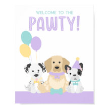 Puppy Dog Pawty Party Thema