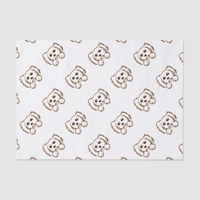 Puppy Dog pissen Seidenpapier (Vorderseite)