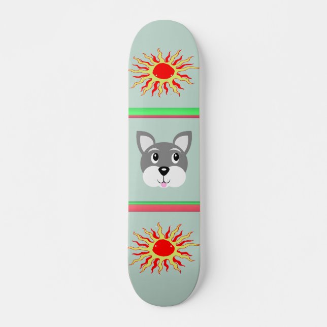 Puppy Dog Skateboard (Vorne)