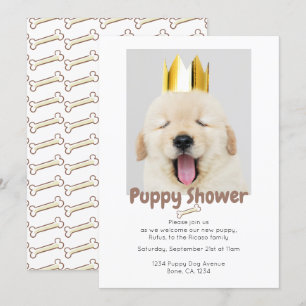 Puppy-Dusche Einladung