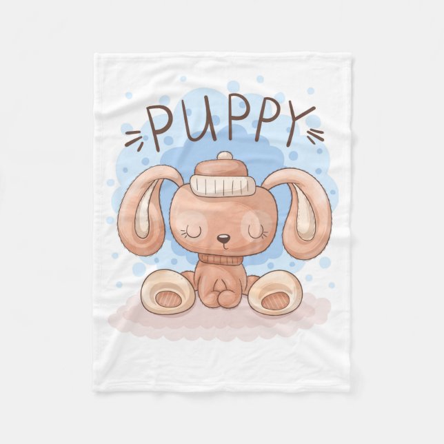 Puppy Fleece Blanket (Vorderseite)