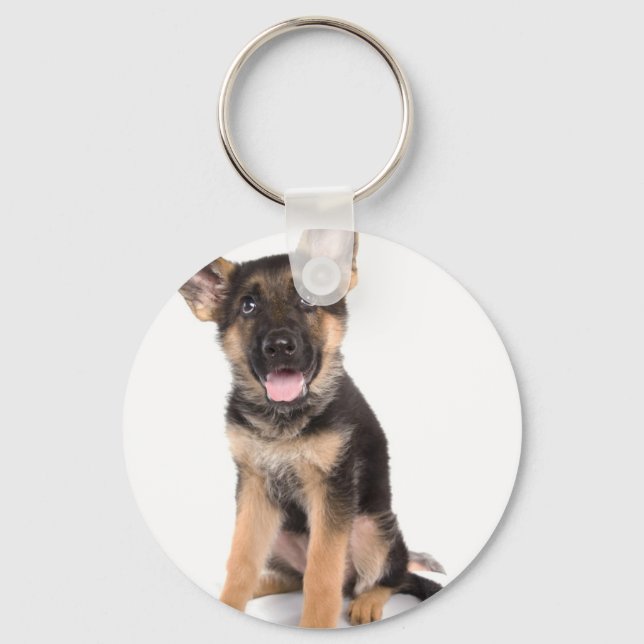 Puppy German shepherd Schlüsselanhänger (Vorderseite)