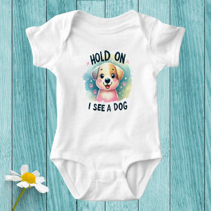 Puppy Glee Baby Strampler