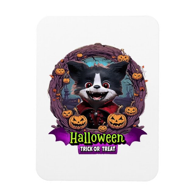 Puppy Halloween-Kostüm Magnet (Vertikal)
