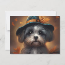 Puppy-Halloween-Postkarten